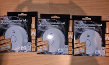 3x Rauchwarnmelder Rauchmelder UNITEC Incl Magnethelterung