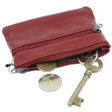 Flache Geldbörse aus echtem