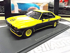 OPEL Coupe Steinmetz Commodore B GS/E Sport gelb schwarz  Resin NEO  1:43