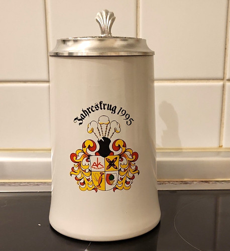 Steinzeug bierkrug jahreskrug - bierkrug,