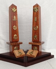 Freimaurer Holzsäulen  als