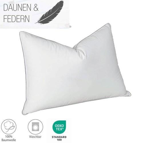 Kopfkissen feder daune - feder, 40x80cm