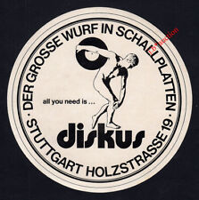 Stuttgart DISKUS SCHALLPLATTEN