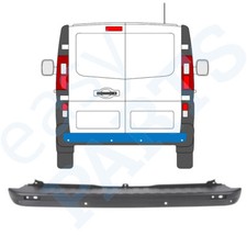Für Renault Trafic Opel Vivaro Fiat Talento 2014- Hinten Stoßstange PDC / Mittel