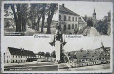 Olbernhau / Erzgeb. - Weibl. Arbeitsdienstlager Kirchplatz Museum - 30er J. gel.