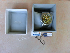 FC Barcelona Chronograph Uhr, Seiko, Tachymeter, Cromagan, Neu