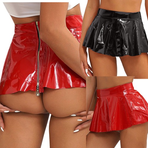 Damen wetlook lackleder - de,