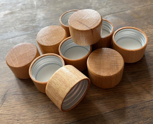 Schraubdeckel aus holz - ,