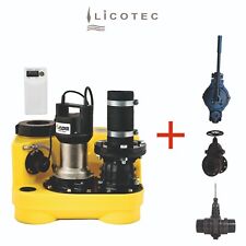 JUNG PUMPEN "compli 300 E" Fäkalien-Hebeanlage (Handmembranpumpe / 2 Schieber)