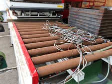 angetriebene Rollenbahn 5m, Rollenförderer, Transportband, Förderbahn