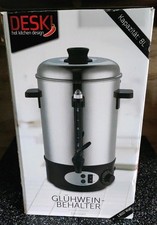 DESKI Glühweinkocher 8L 1800W Edelstahl Glühweinautomat Glühweinbereiter