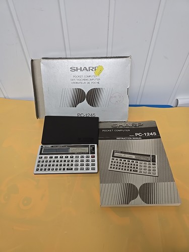 Sharp 1245 pocket computer - sharp,