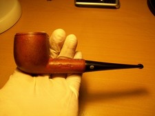 PFEIFE: schöne französische JEANTET Meerschaum-lined Lederpfeife Pot-Variante