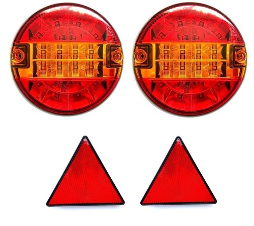 Rund led rückleuchte 3 - 2x,