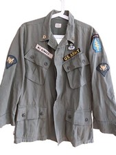 OG 107 Tropical Jacket Rip Stop 3rd Pattern Slant Pocket Small-Short