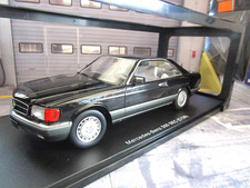 MERCEDES BENZ 500 SEC Coupe C126 / W126 schwarz black 1985 KK 180334 NEU ! 1:18