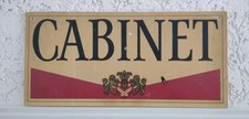 Altes PappenSchild  Cabinet Zigaretten: In der DDR