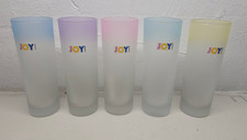 Leonardo Joy Gläser Konvolut satiniert verschiedene Farben 5 Stück Top Zustand