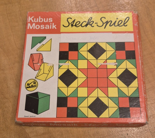 Vintage ddr kubus mosaik - vintage,