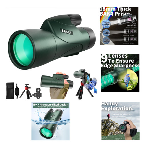Gosky monokular 12x55 - 12x55, bak4