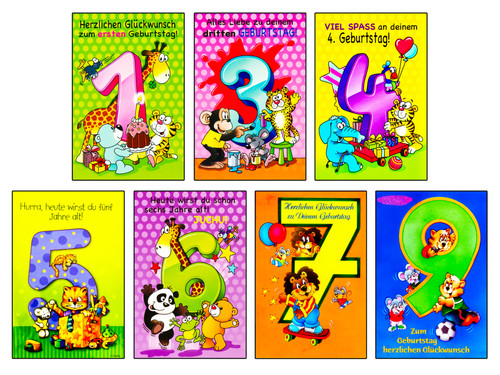 9 kindergeburtstagskarte - 1.,