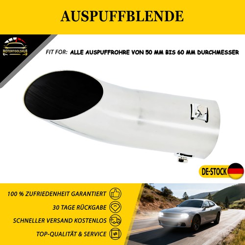 Silber auspuffblende edelstahl - silber,