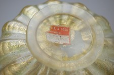 BAROVIER & TOSO Murano Vase 50er Original Papier Aufkleber