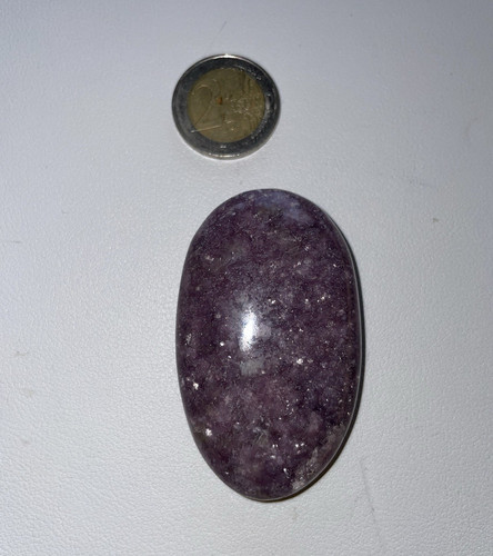 Lepidolith ovaler cabochon - ovaler,