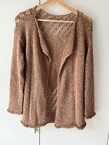 Sommerliche strickjacke mit - sommerliche,