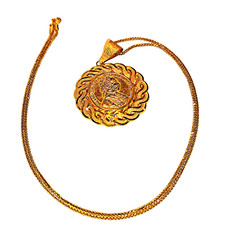 Kette mit  Anhänger  585 = 14 K Gold   49cm lang   4,9 g schwer
