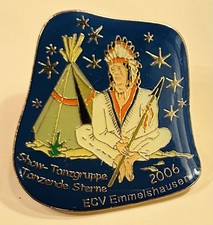 Tanzende Sterne Emmelshausen Indianer  Tippi PIN Anstecker Karneval Session 2006