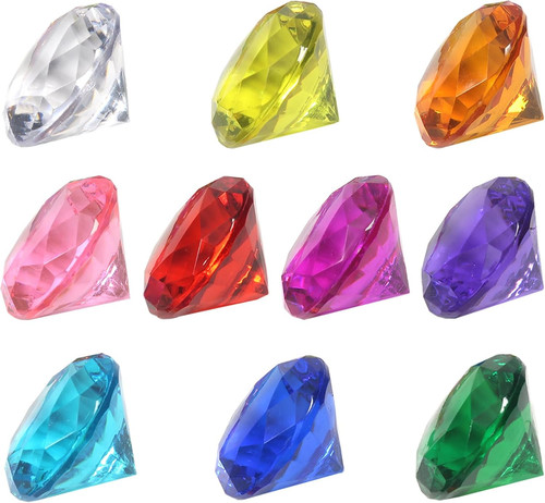 100 stück deko - 100, diamanten