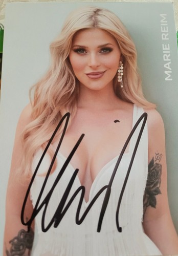 Marie reim autogrammkarte - marie,