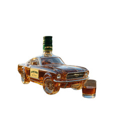 Polizei Auto Whisky Flasche Dekanter luftdicht einzigartiges Design Bar Flasche