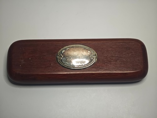 Vintage etui holz 925 - etui, silber