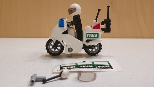 Lego polizei motorrad - motorrad, mit