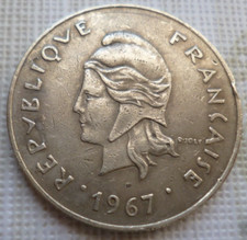 50 Francs (N) 1967 Tahiti