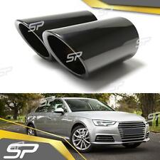 2x Schwarz Auspuffblende