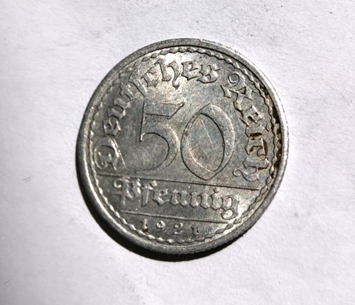 Weimarer republik pfennig - weimarer, 50