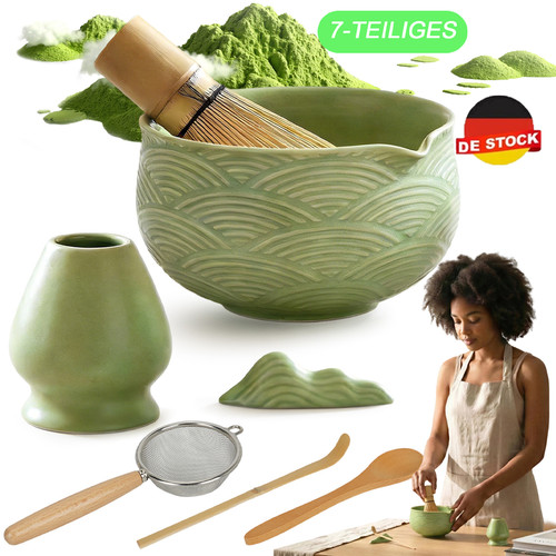 Matcha set besen - set,