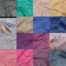 Tüllstoff Netzstoff Samtweich Dekostoff Gardinenstoff Meterware Transparent