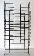 Wand Zeitungshalter Zeitschriften Broschüren Prospekt String Drahtgestell 60er