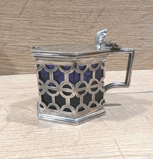 SENFDOSE, MEHRFACH GEPUNZT, GLASEINSATZ 