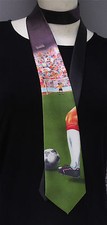Fußball Krawatte grün