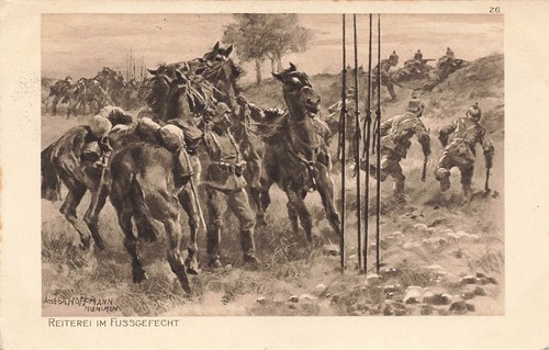 Reiterei fußgefecht - im,