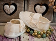 TS05a ♥ Taufschuhe BALLERINA