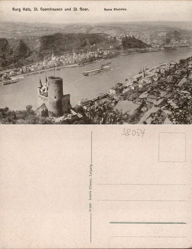 Antike burg katz goar - burg,