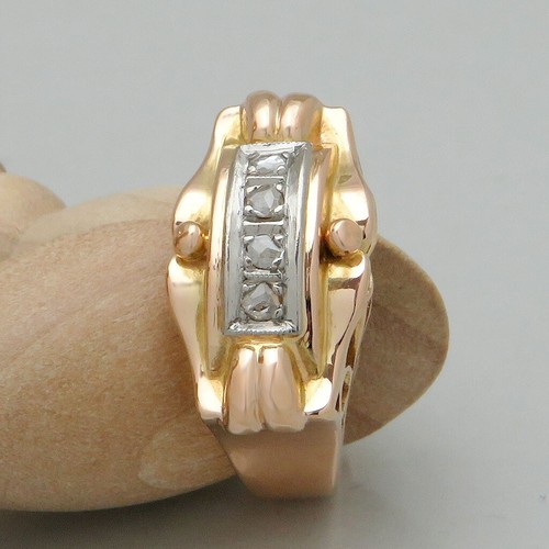 Vintage ring gold - vintage, mit