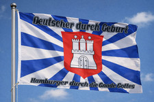 Fahne Hamburg Deutscher durch