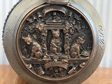 Bierkrug Katzenjammer 1875 Heidelberg Studentika Deckelschoppen Corps Burschen